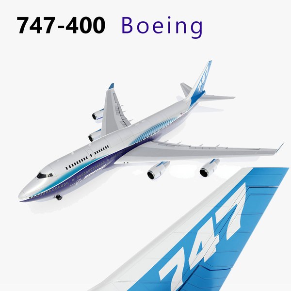 ボーイング 747-400 ボーイング ハウス カラー3Dモデル ボーイング 747-400 ボーイング ハウス カラー3Dモデル