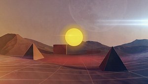 sci-fi desert