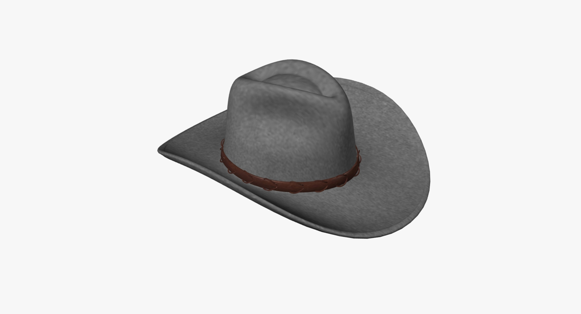 3d Model Western Hat