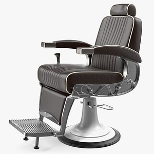 3D vintage barber chair hair