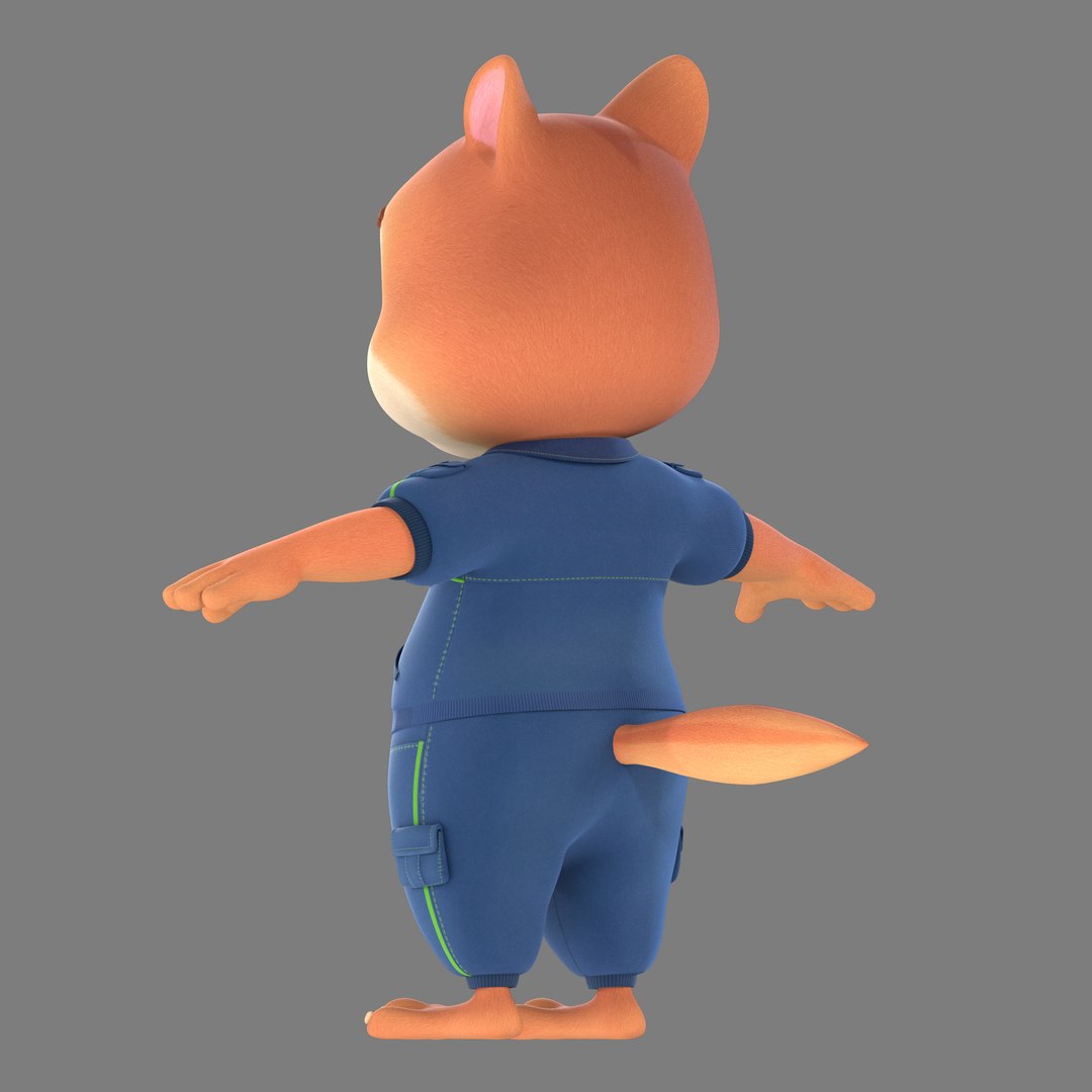 Cartoon Chipmunks 3D Model - TurboSquid 2165728