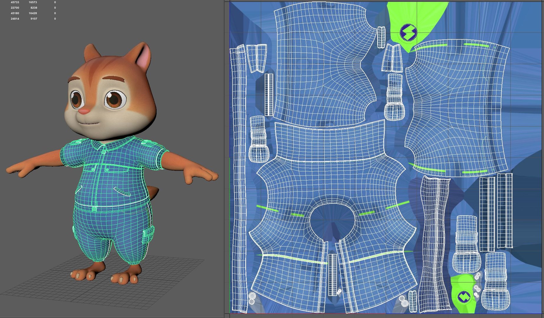 Cartoon Chipmunks 3D Model - TurboSquid 2165728