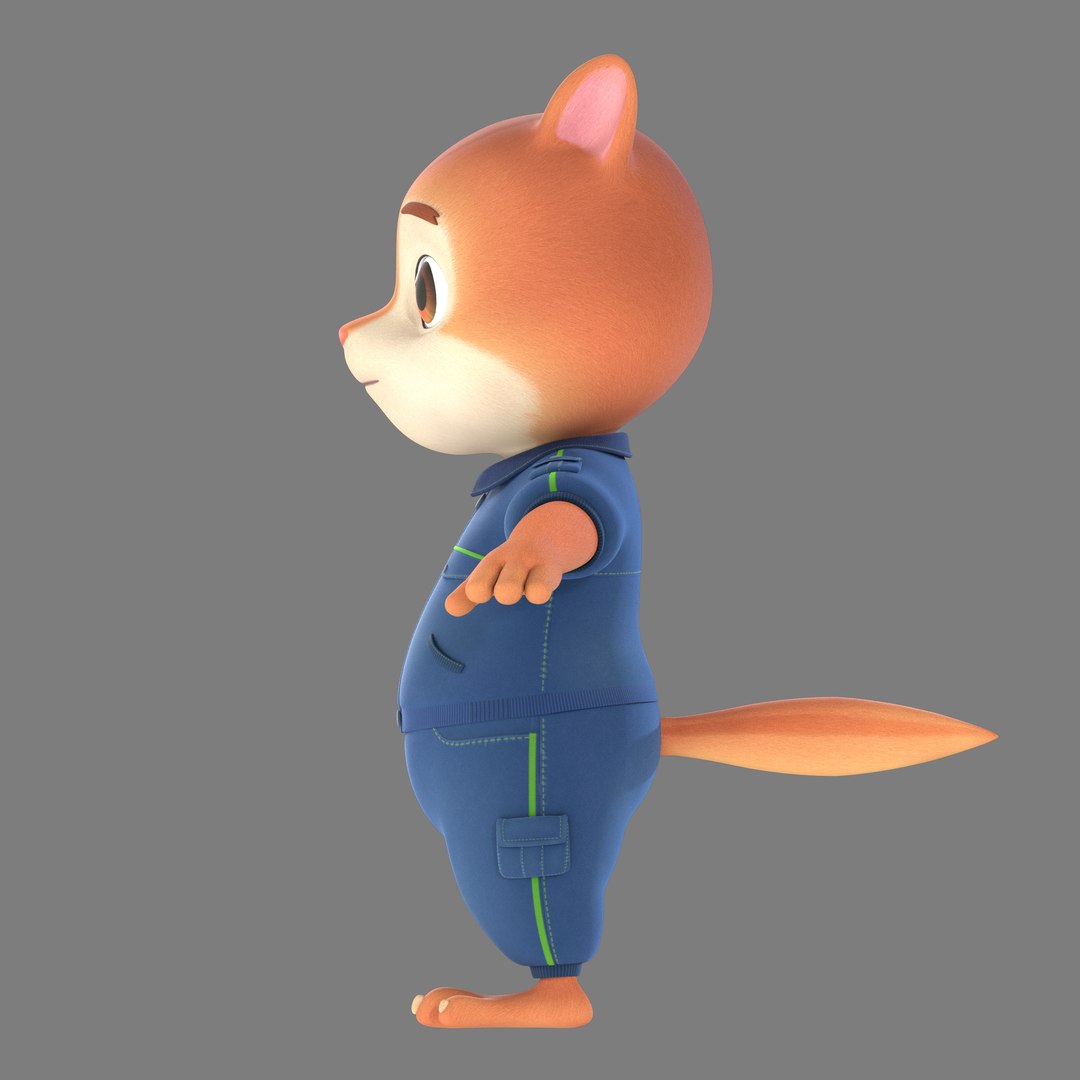 Cartoon Chipmunks 3D Model - TurboSquid 2165728