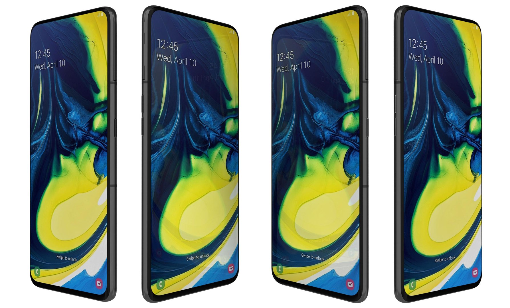 Samsung galaxy a80 colors model - TurboSquid 1579712