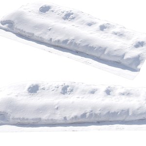 3D Snowdrift
