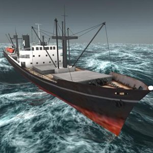 3d treylon ship class cargo model