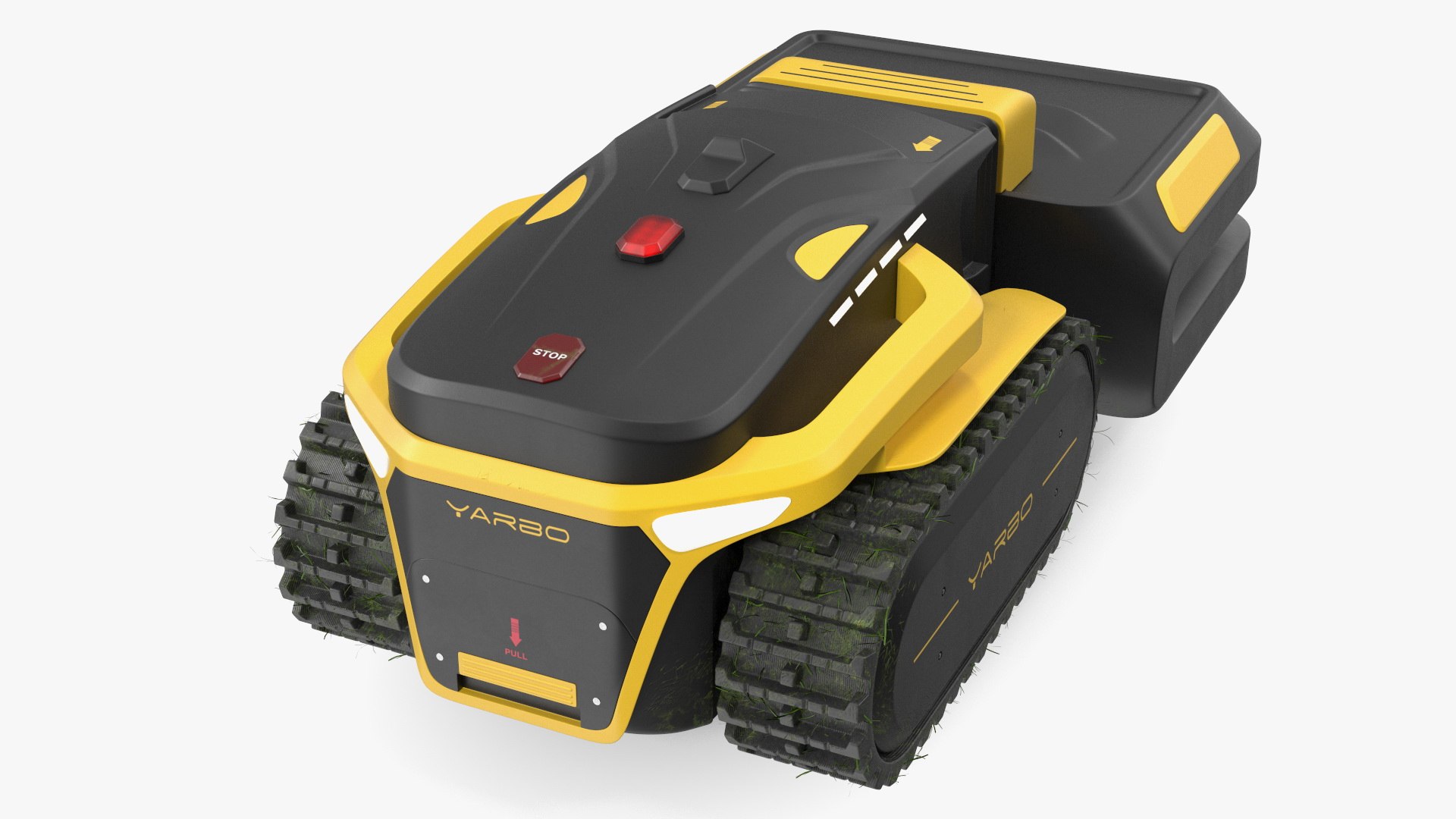 Yarbo Lawn Mower M1 Mowing Robot Working 3D model preview