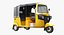 auto rickshaw bajaj 3D model