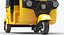 auto rickshaw bajaj 3D model