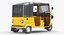 auto rickshaw bajaj 3D model