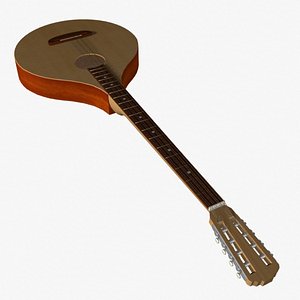 irish bouzouki 3d model