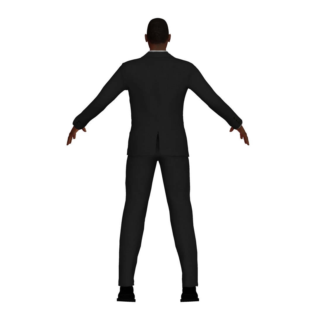 3D Adult Male Black Rigged Character - TurboSquid 1584491