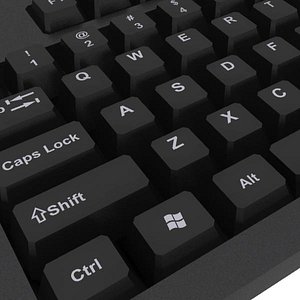 computer keyboard 3d max