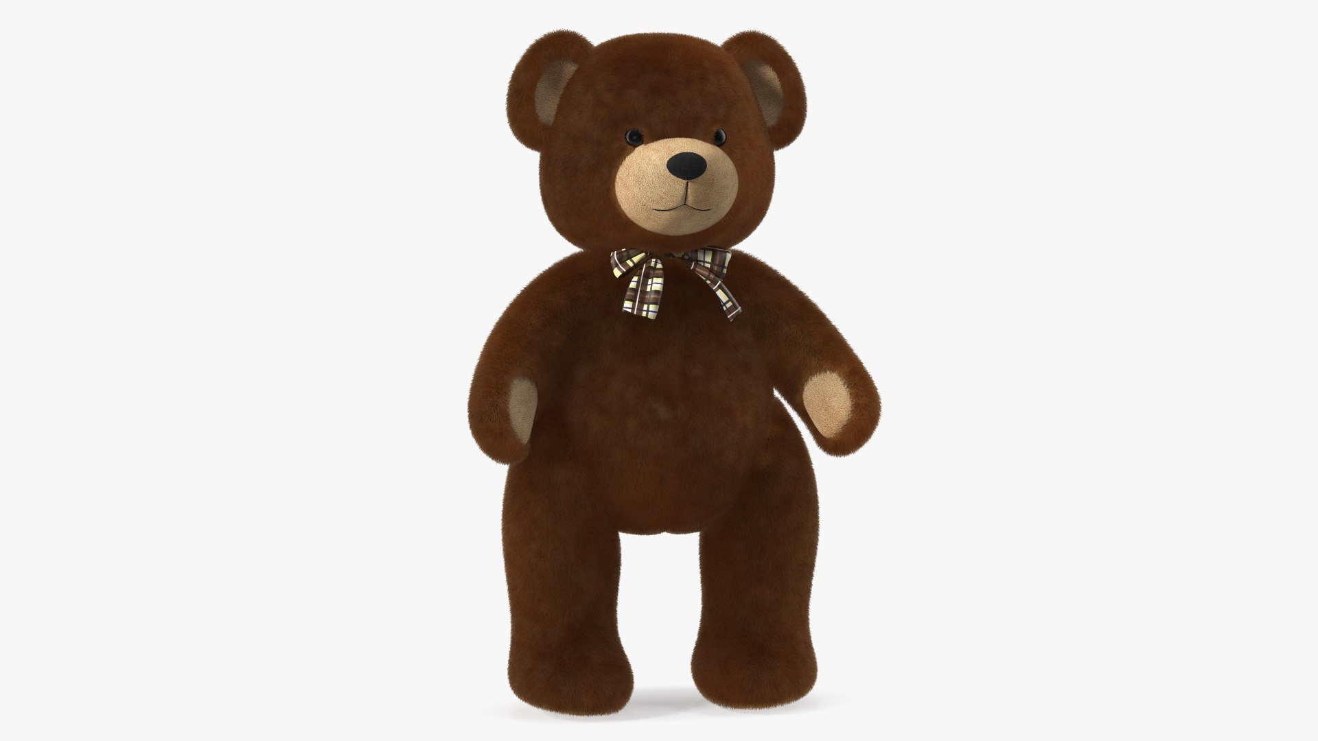 Teddy Bear Rigged Fur 3D model preview