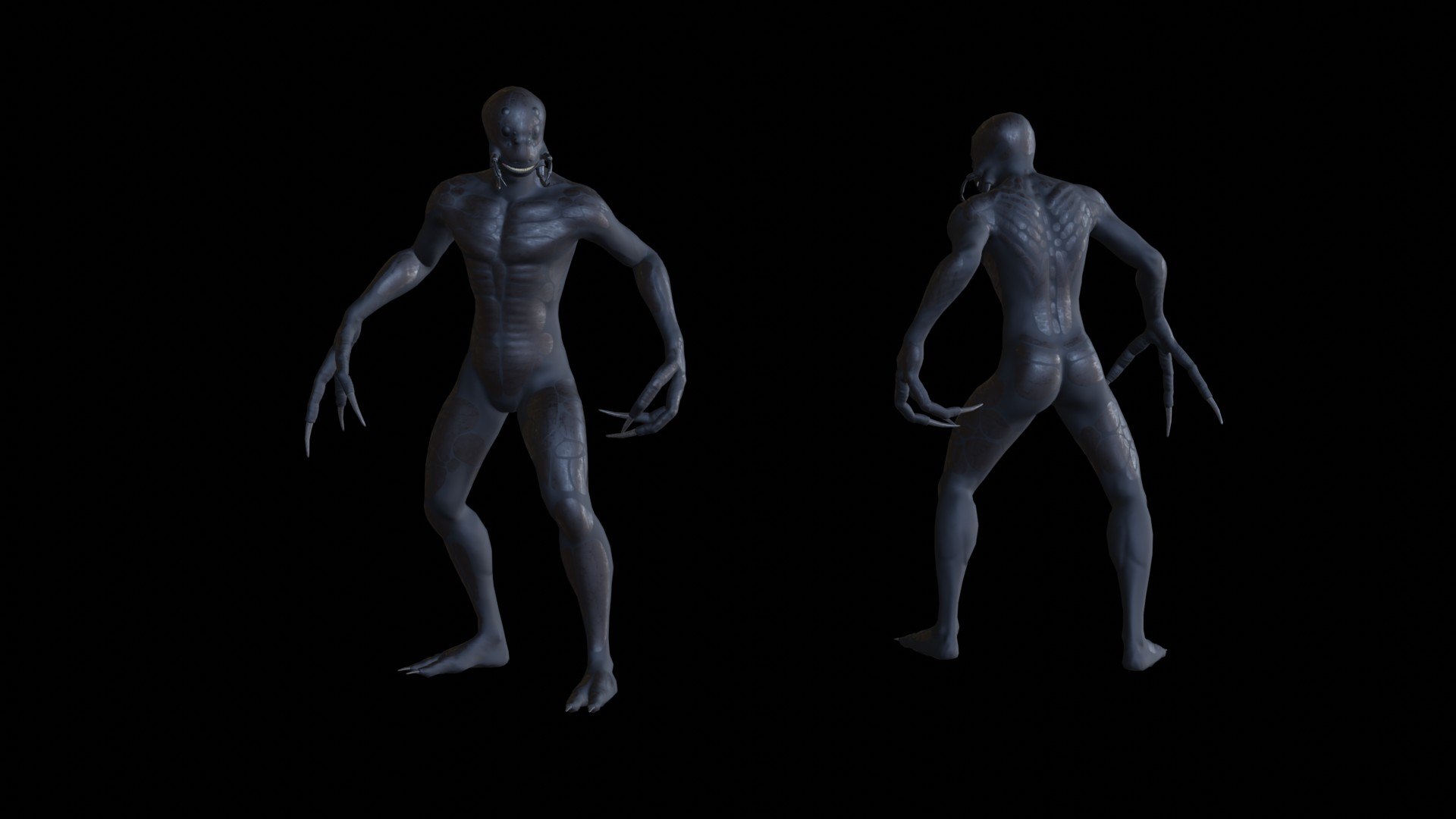 Mutant monster Low-poly 3D model - TurboSquid 2105295