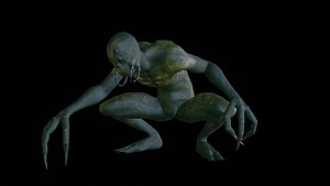3D Low poly  Monster