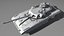 ARMATA T-14 Low Poly