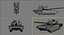 ARMATA T-14 Low Poly