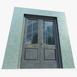 3D model Historic Double Door Entrance SoHo Style
