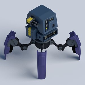 combat robot 3D model