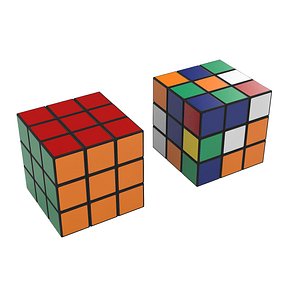 3d rubic cube model