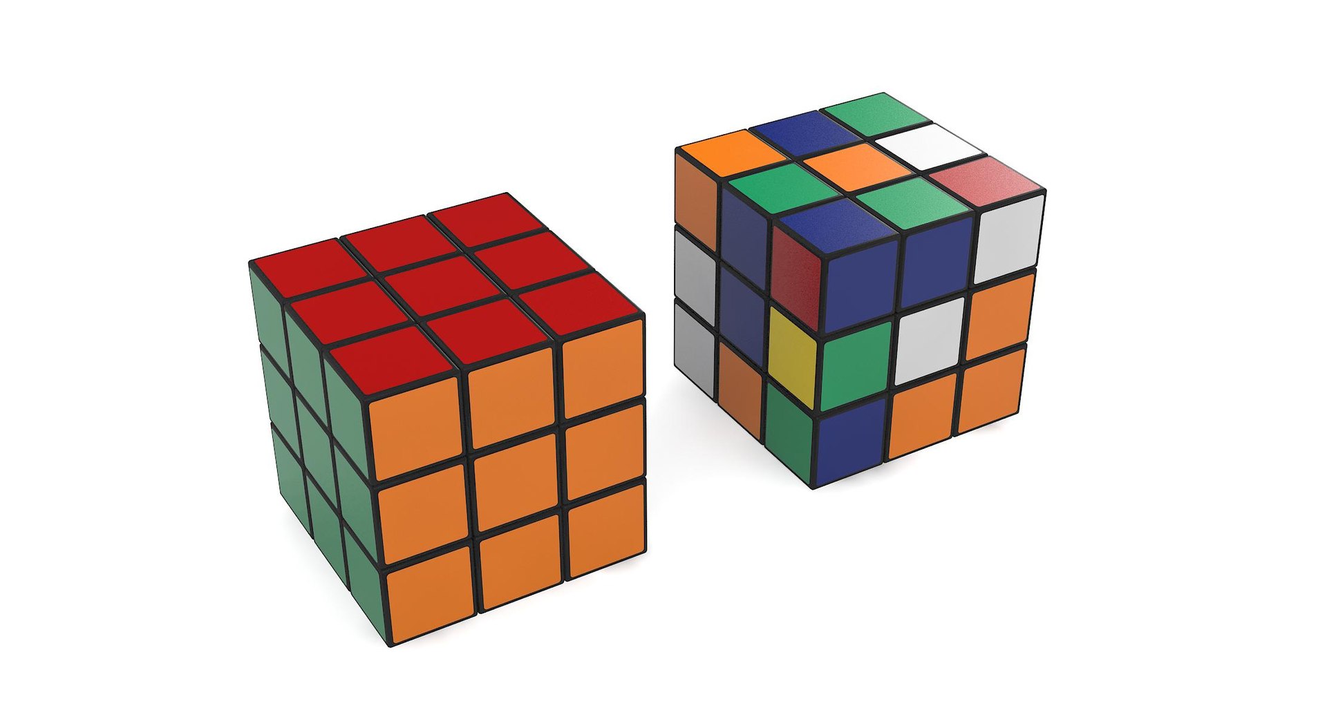 3d Rubic Cube Model