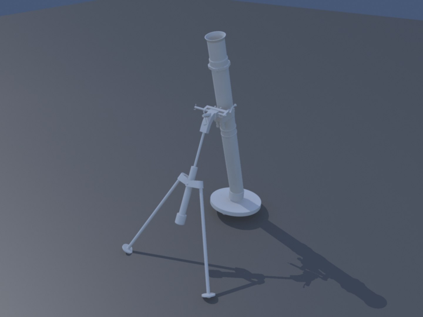 Soviet 82mm Mortar 3d Model