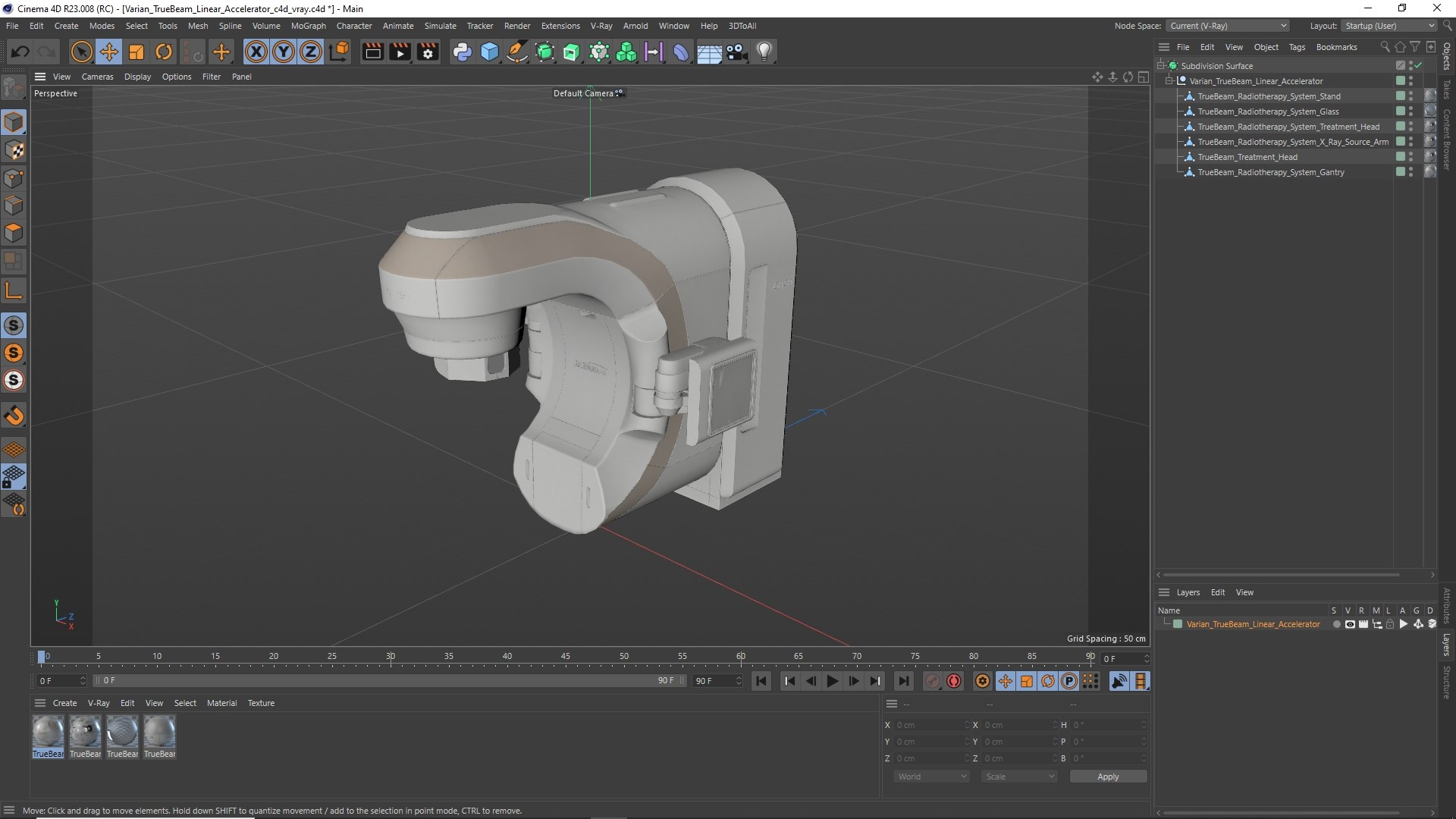 Varian TrueBeam Linear Accelerator 3D model https://p.turbosquid.com/ts-thumb/BL/fdnuMP/SY/varian_truebeam_linear_accelerator_1003/jpg/1789336616/1920x1080/fit_q87/891e43b29ecc04267f9efa0c5fff0de4af7dc3a7/varian_truebeam_linear_accelerator_1003.jpg