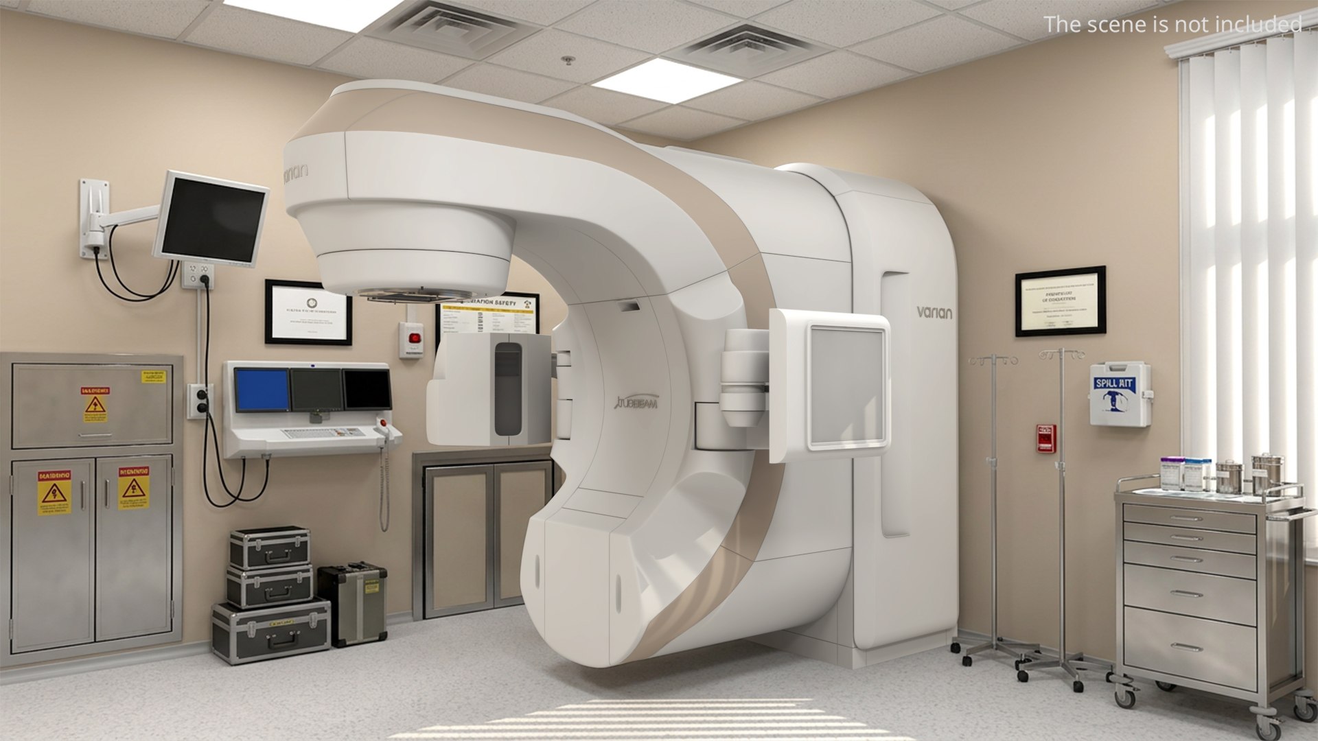 Varian TrueBeam Linear Accelerator 3D model https://p.turbosquid.com/ts-thumb/BL/fdnuMP/jg/varian_truebeam_linear_accelerator_002/jpg/1789336577/1920x1080/fit_q87/33bef97a0fb35dcb94d07cc5fcc559849c4635b9/varian_truebeam_linear_accelerator_002.jpg