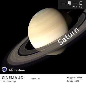 Realistic planet saturn