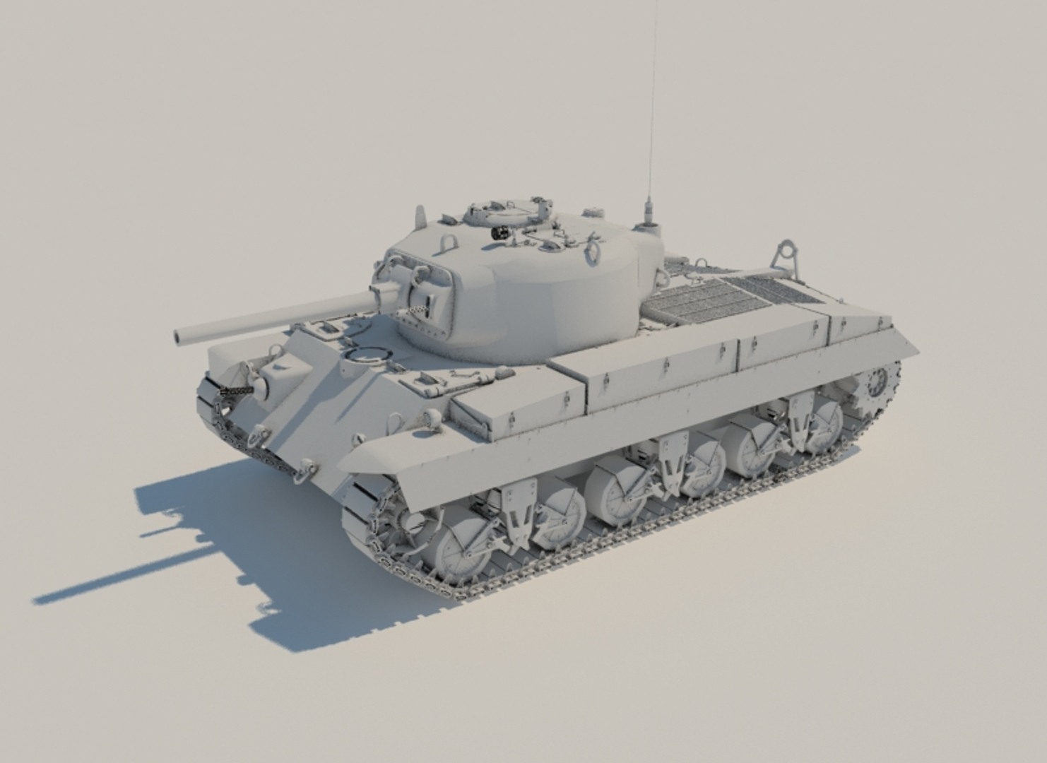 3ds Max Gaming Tank Guns T21