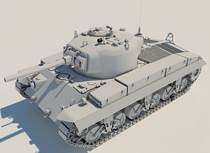 T21 tank - HIGH detail (BONUS - 3 different guns)
