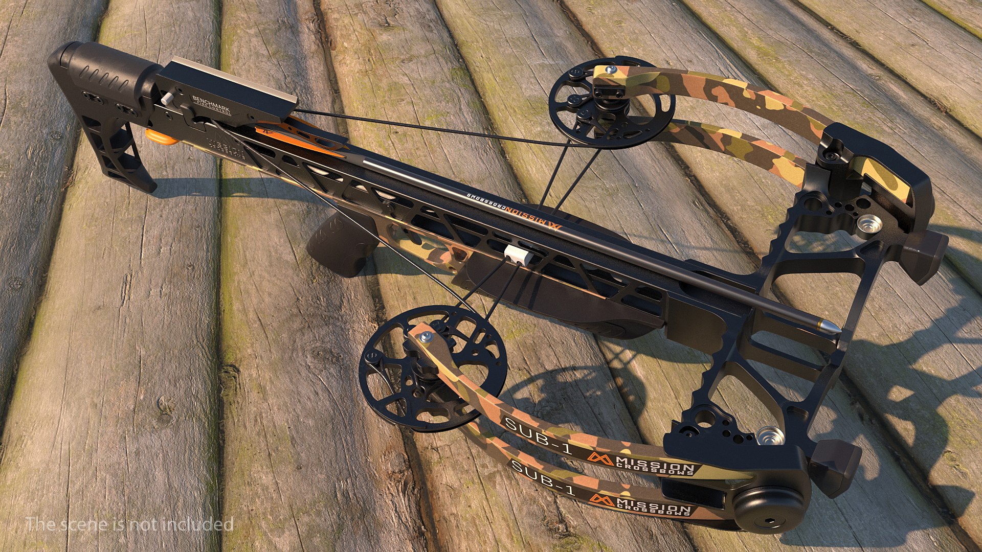 Camouflage Crossbow Mission Sub-1 XR 3D model preview