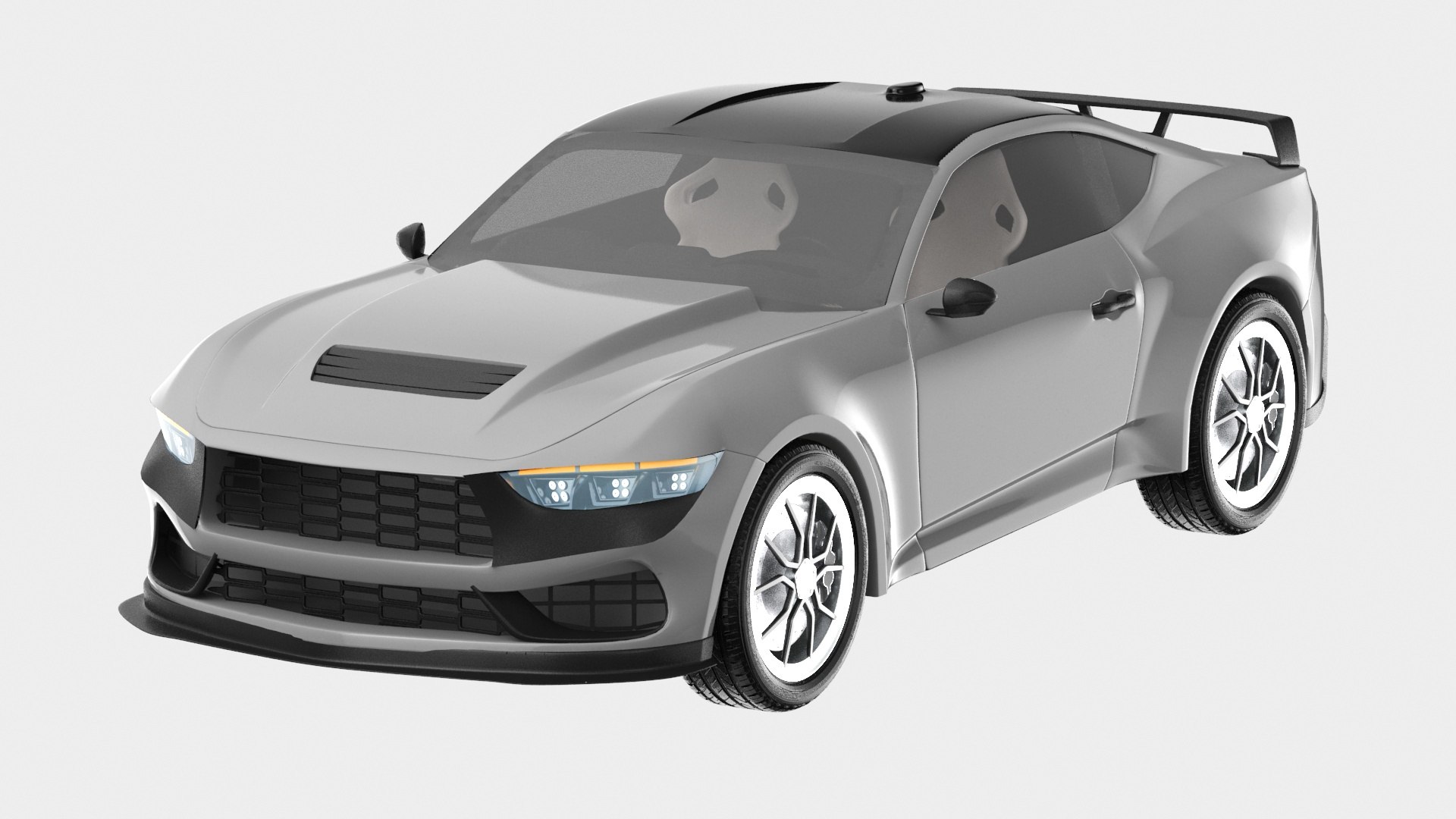 3D Generic Sport Car Model TurboSquid 2299909