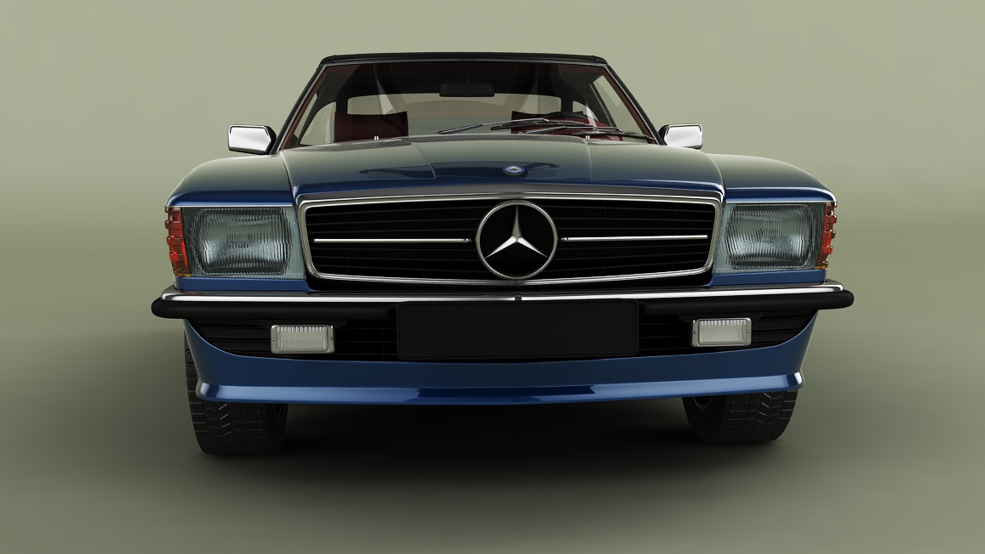 3D Mercedes-Benz R107 6.0 AMG Model - TurboSquid 1806505