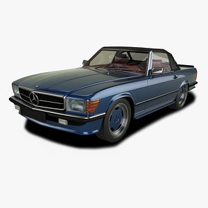 3D Mercedes-Benz R107 6.0 AMG model