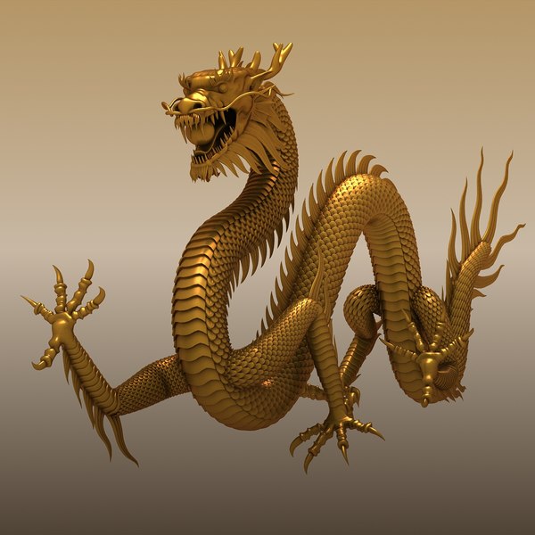 3d chinese dragon