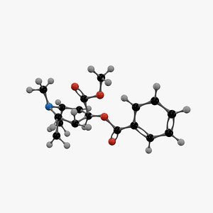 3D Cocaine Molecule