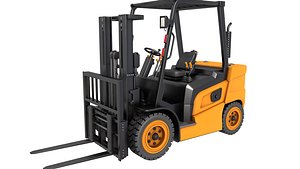 Industrial Forklift 3D model