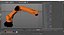 Kuka Robot KR 10 R1100 aparejado para Cinema 4D