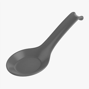 Spoon for Japanese food 3D