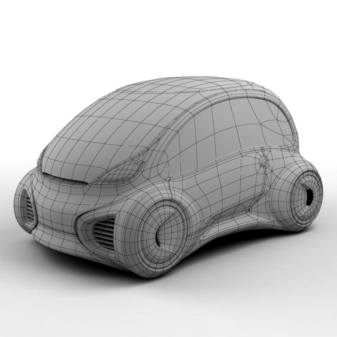 3D Kancil Ev Model TurboSquid 1457491