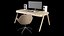 Mesa de trabalho com cadeira e monitor