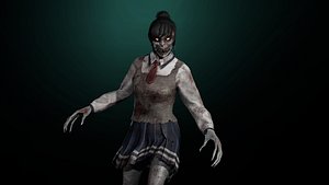 3D Zombie Girl 2
