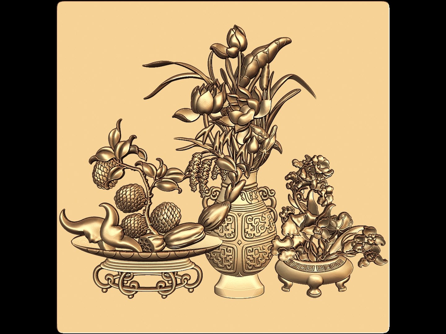 3d 3ds Stl Cnc Router Engraving