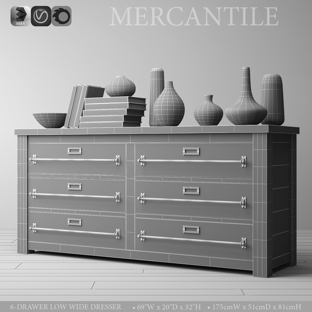 Low wide hot sale dresser