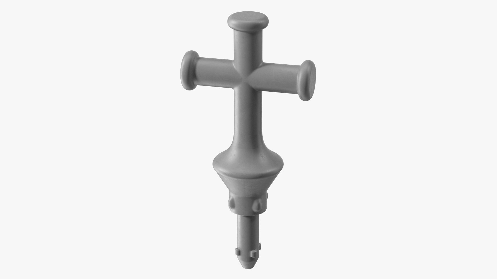 Plastic Bollard Dock 3D model preview