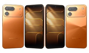 Tecno Spark 50 Pro Orange 3D