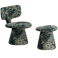 Oko Armchair and Bench by saccaro