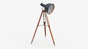 Vintage Studio Floor Lamp on Tripod